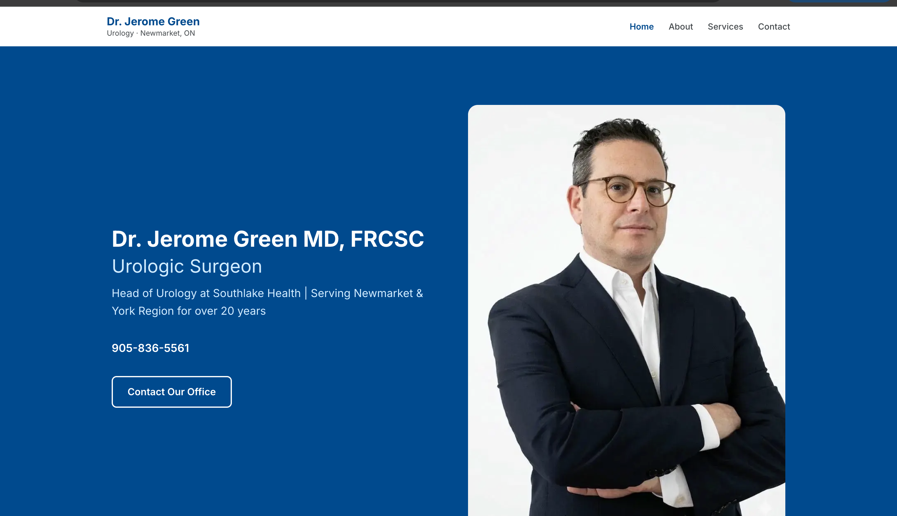 Dr. Jerome Green MD — Urology Practice